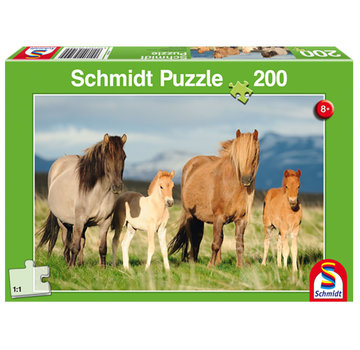 Schmidt Schmidt Family of Horses Puzzle 200pcs
