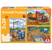 Schmidt Schmidt Construction Work Ahead Puzzle 3 x 24pcs