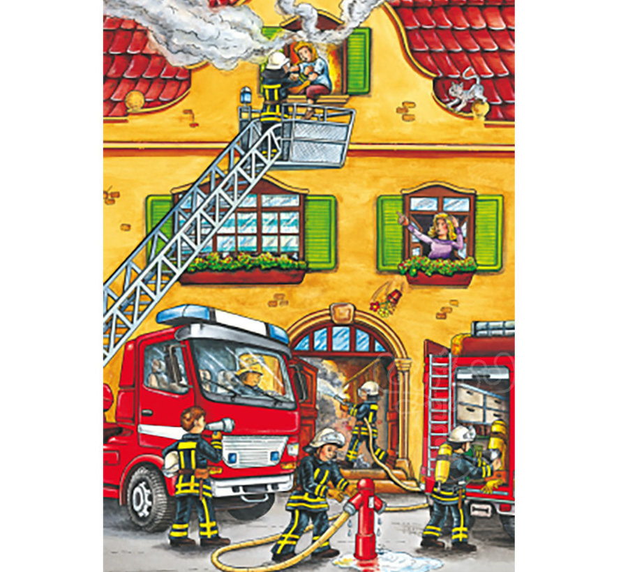 Schmidt Firebrigade and Police Puzzle 3 x 24pcs