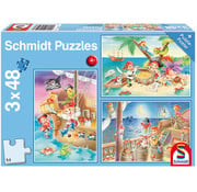 Schmidt Schmidt Gang of Pirates Puzzle 3 x 48pcs