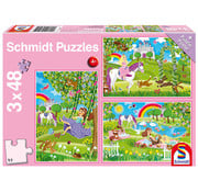 Schmidt Schmidt Princess in the Castle Garden Puzzle 3 x 48pcs