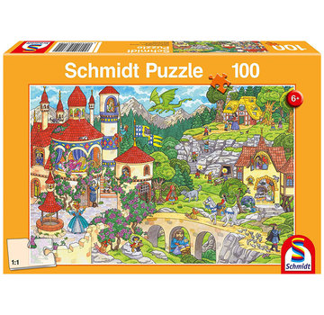 Schmidt Schmidt A Fairytale Kingdom Puzzle 100pcs