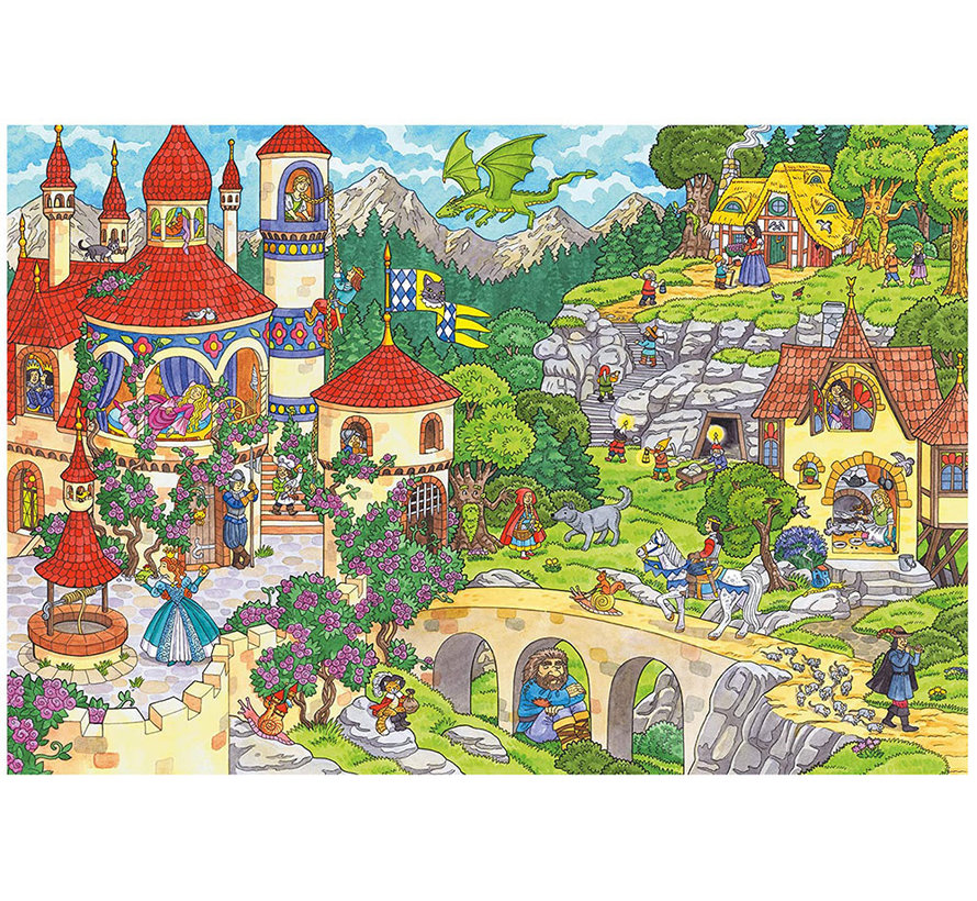 Schmidt A Fairytale Kingdom Puzzle 100pcs