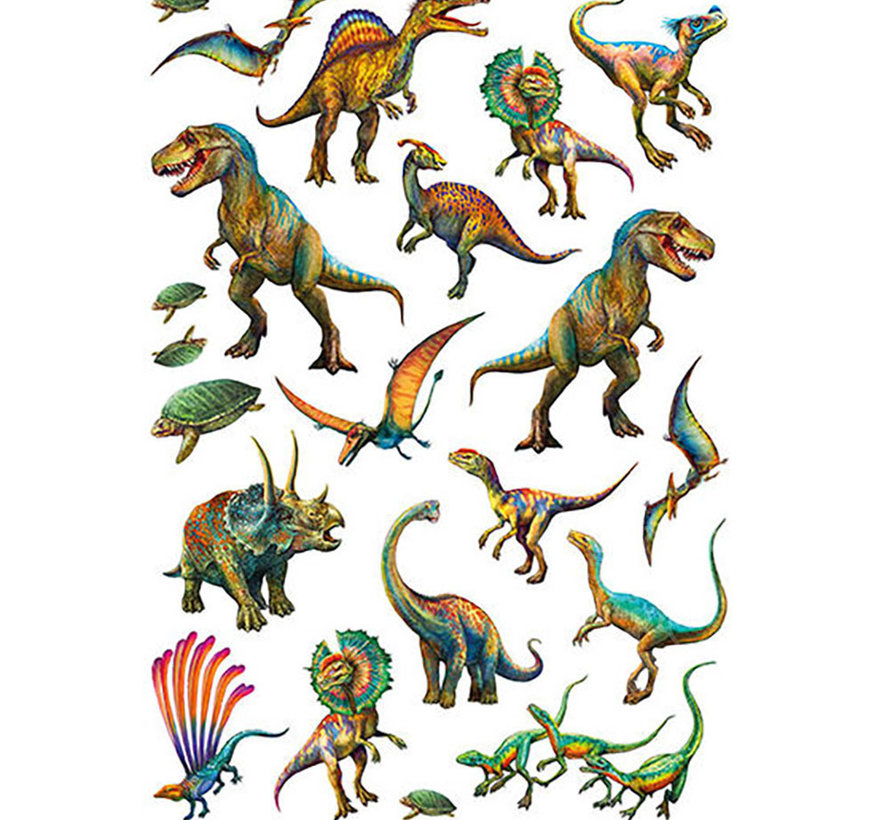 Schmidt Wild Dinosaurs Puzzle 150pcs includes Dino Stickers