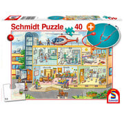 Schmidt Schmidt At the Children's Hospital Puzzle 40pcs includes Stethescope