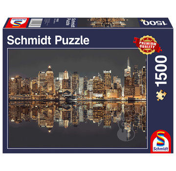 Schmidt Schmidt New York Skyline at Night Puzzle 1500pcs