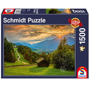 Schmidt Schmidt Sunset Over the Mountain Puzzle 1500pcs