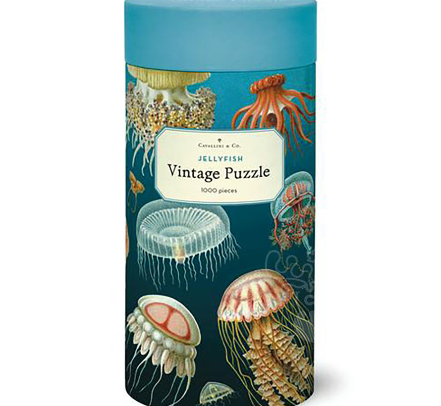 Cavallini Vintage: Jellyfish Puzzle 1000pcs