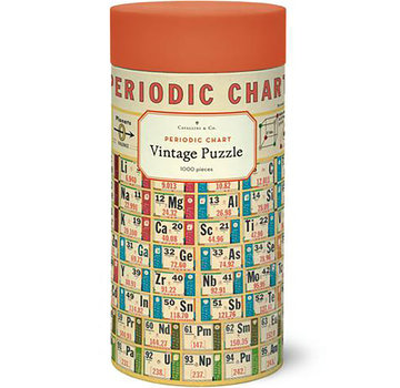 Cavallini Cavallini Vintage: Periodic Chart Puzzle 1000pcs