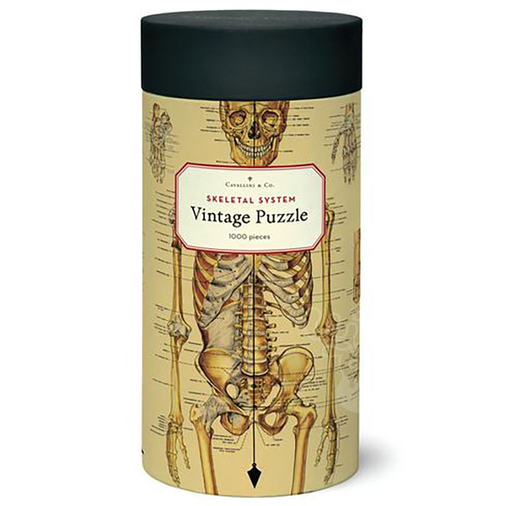 Cavallini Vintage: Skeletal System Puzzle 1000pcs - Puzzles Canada