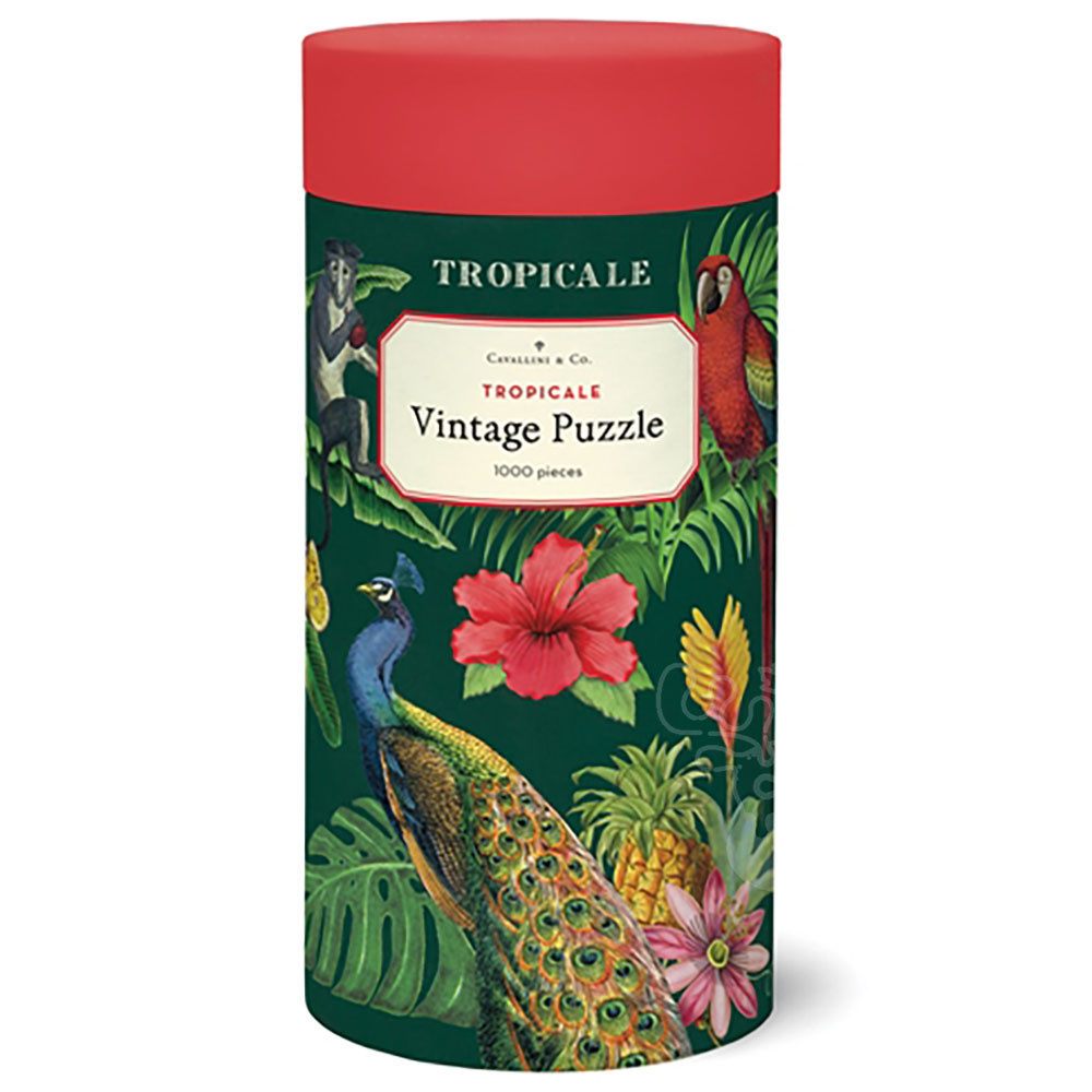 Cavallini Vintage: Tropicale Puzzle 1000pcs - Puzzles Canada
