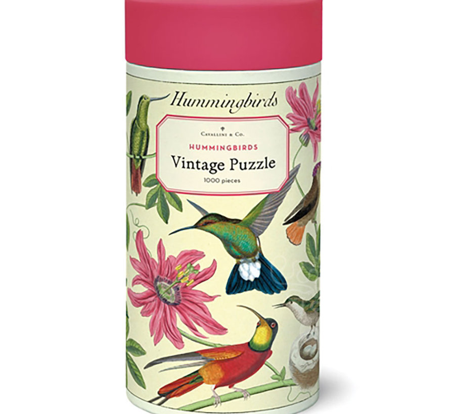 Cavallini Vintage: Hummingbirds Puzzle 1000pcs