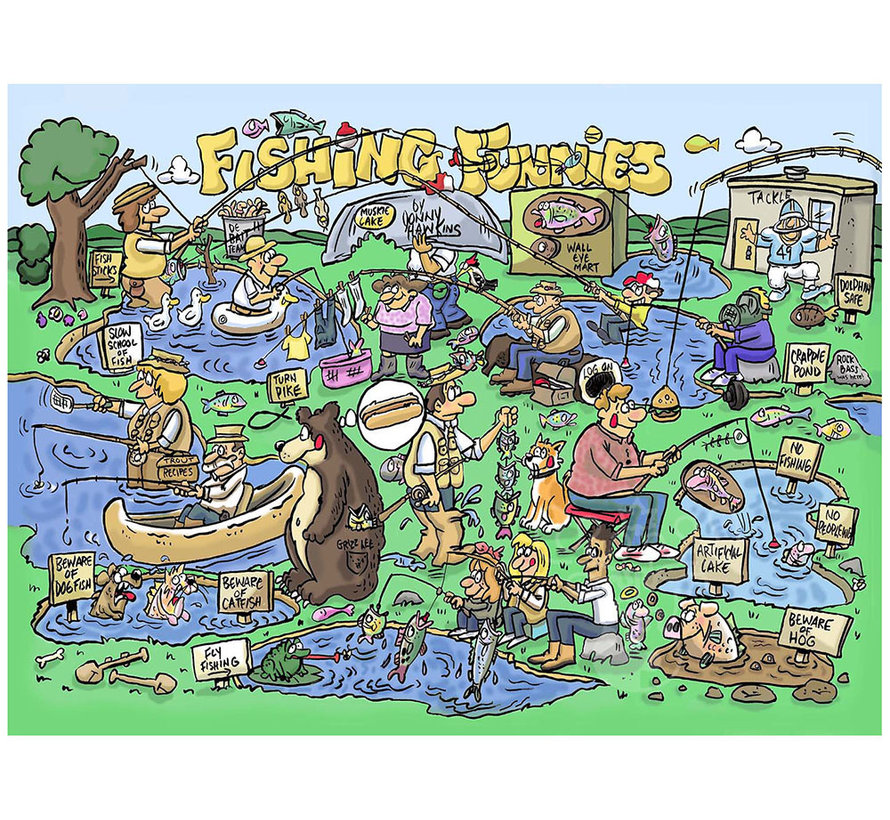 SunsOut Fishing Funnies Puzzle 1000pcs