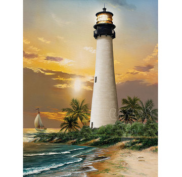 SunsOut FINAL SALE SunsOut Cape Florida Lighthouse Puzzle 500pcs