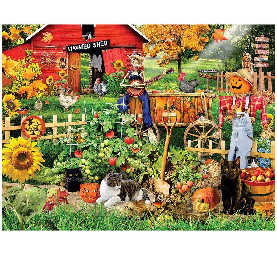SunsOut Halloween Harvest Puzzle 300pcs