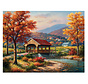 FINAL SALE SunsOut Covered Bridge in Fall Puzzle 500pcs