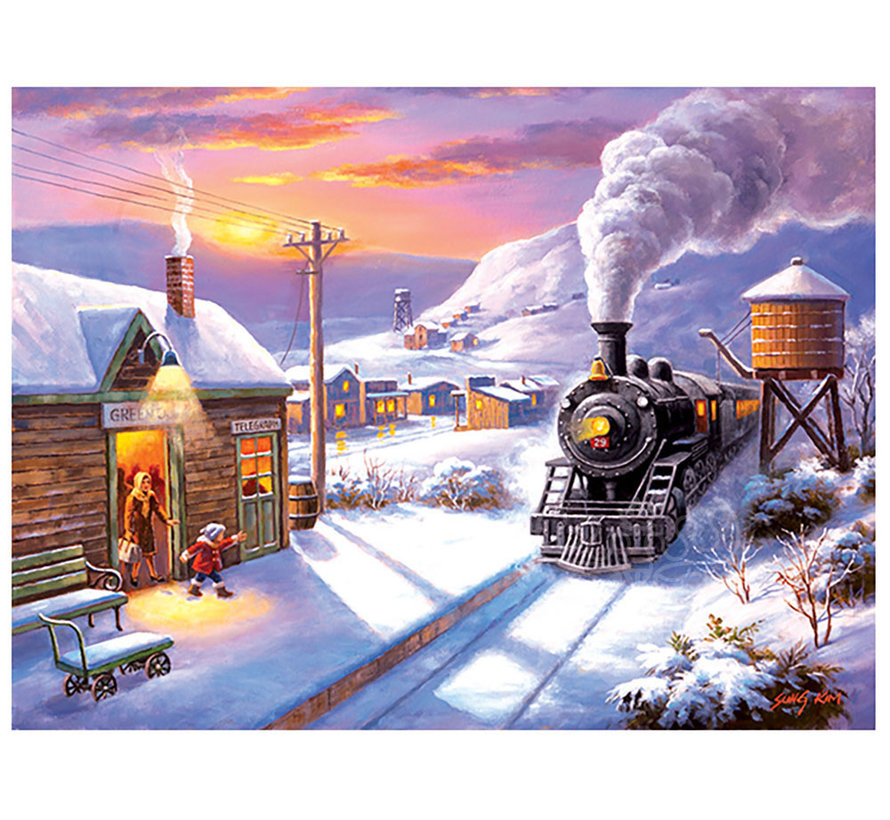 FINAL SALE SunsOut Greenville Depot Puzzle 1000pcs