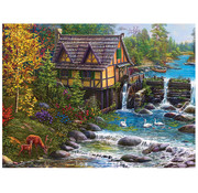 SunsOut FINAL SALE SunsOut Mill by the Stream Puzzle 1000pcs