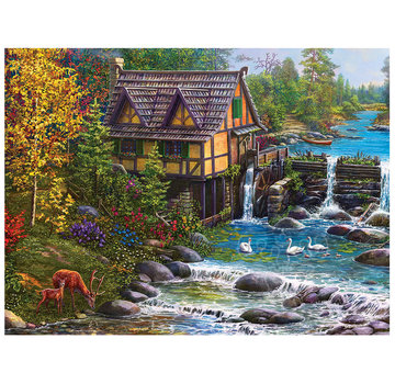 SunsOut SunsOut Mill by the Stream Puzzle 1000pcs