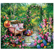 SunsOut FINAL SALE SunsOut Kim's Garden Puzzle 1000pcs