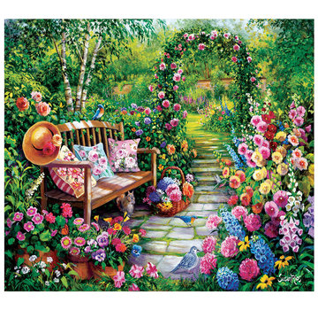 SunsOut FINAL SALE SunsOut Kim's Garden Puzzle 1000pcs