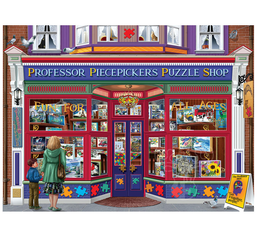 SunsOut Professor Puzzle Shop Puzzle 1000pcs