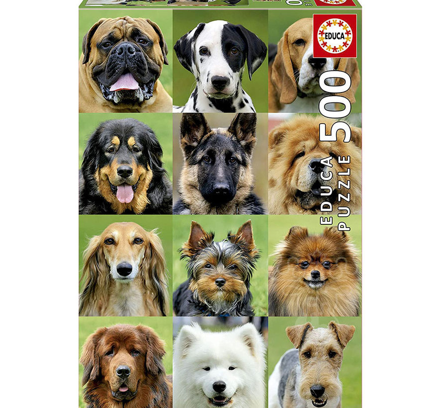Educa Dogs Collage Puzzle 500pcs