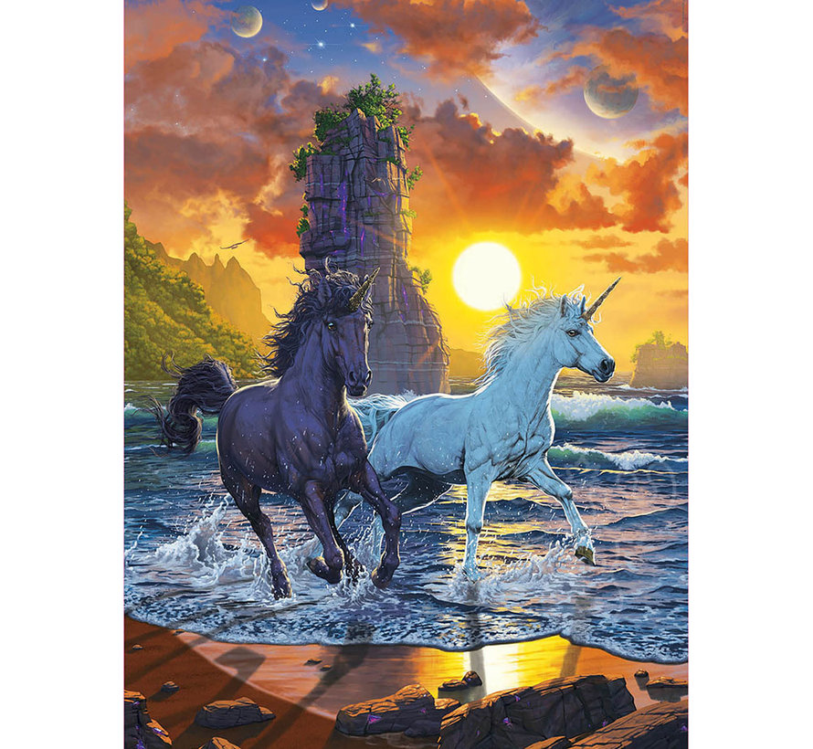 FINAL SALE Educa Unicorns on the Beach Puzzle 1000pcs