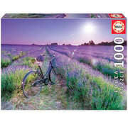 Educa Borras Educa Bike in a Lavender Field Puzzle 1000pcs