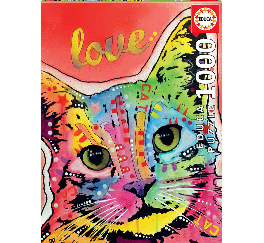 Educa Tilt Cat Love Puzzle 1000pcs