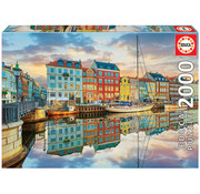 Educa Borras Educa Sunset At Copenhagen Harbour Puzzle 2000pcs