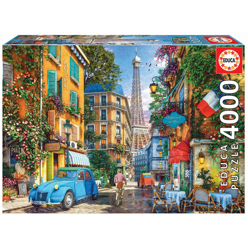 Educa The Old Streets of Paris Puzzle 4000pcs - Puzzles Canada