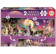 Educa Borras Educa Fairy Triptych Puzzle 2 x 100pcs