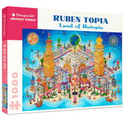 Pomegranate Pomegranate Topia, Ruben: Land of Rutopia Puzzle 1000pcs