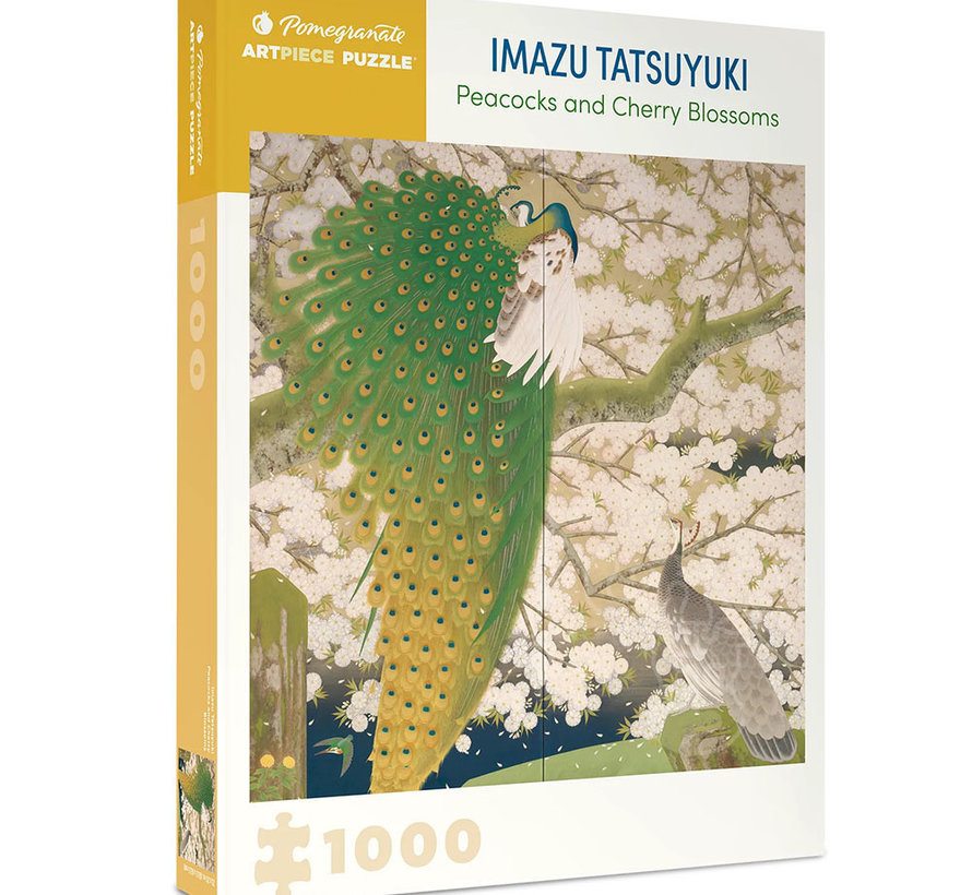 Pomegranate Tatsuyuki, Imazu: Peacocks and Cherry Blossoms Puzzle 1000pcs