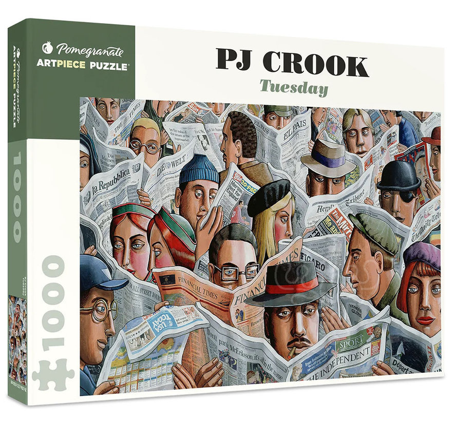 Pomegranate Crook, PJ: Tuesday Puzzle 1000pcs