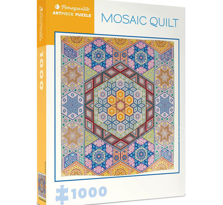 Pomegranate Mosaic Quilt Puzzle 1000pcs