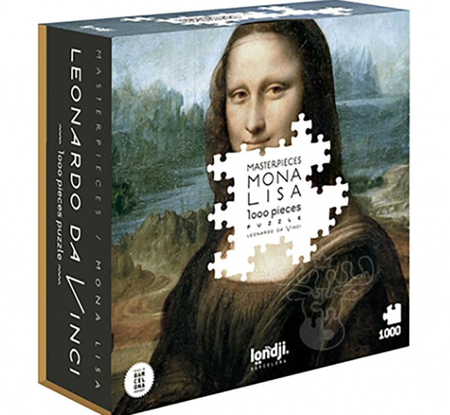 FINAL SALE Londji Masterpieces da Vinci: Mona Lisa Puzzle 1000pcs