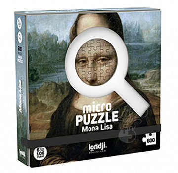 Londji Londji da Vinci: Mona Lisa Micro Puzzle 600pcs