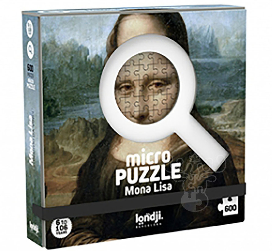 Londji da Vinci: Mona Lisa Micro Puzzle 600pcs