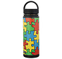 Puzzled 20oz Insulated Bottle with Loop Lid