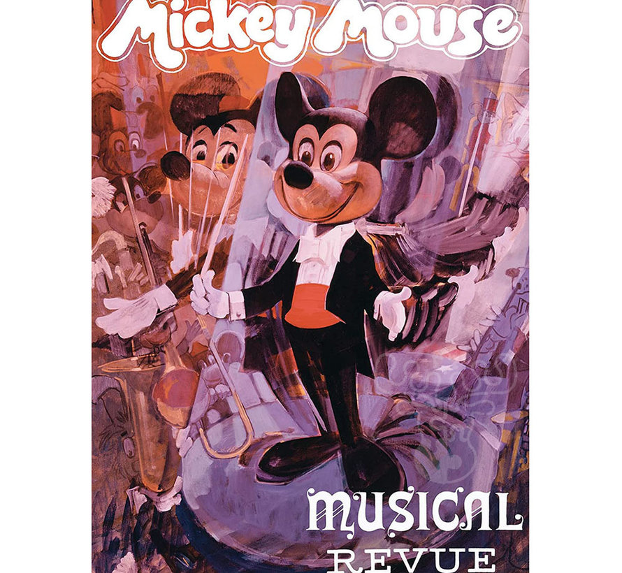 FINAL SALE Ravensburger Disney Treasures from The Vault: Mickey Musical Revue Puzzle 1000pcs RETIRED