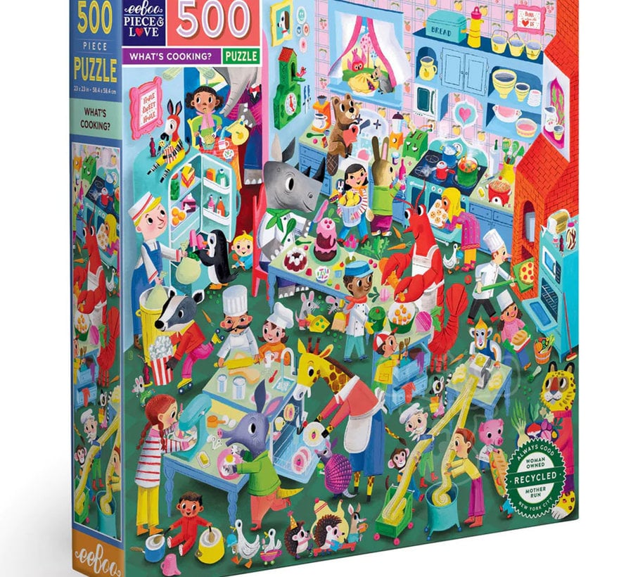 eeBoo What's Cooking? Puzzle 500pcs
