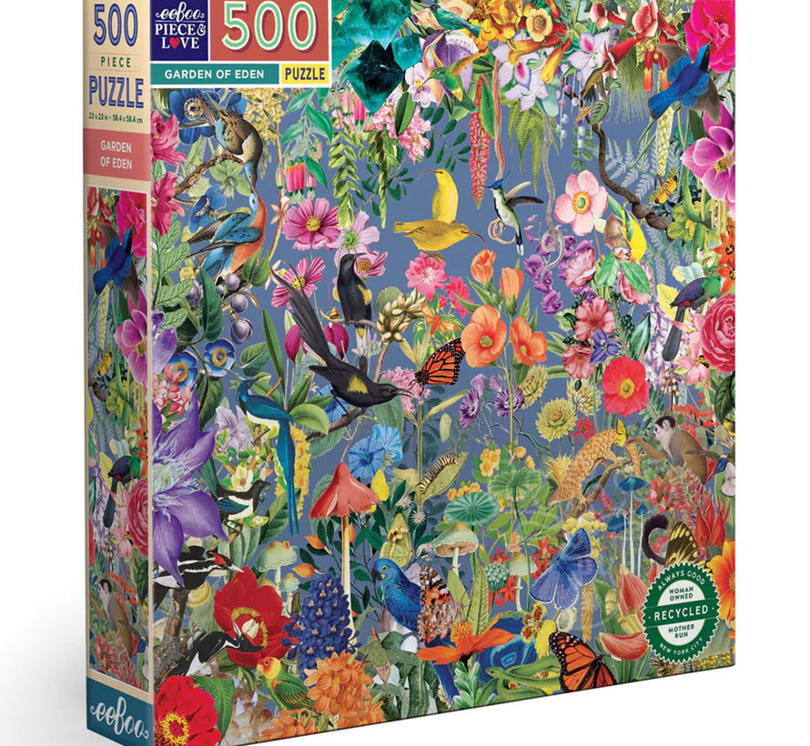 eeBoo Garden of Eden Puzzle 500pcs