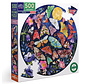 eeBoo Moths Round Puzzle 500pcs