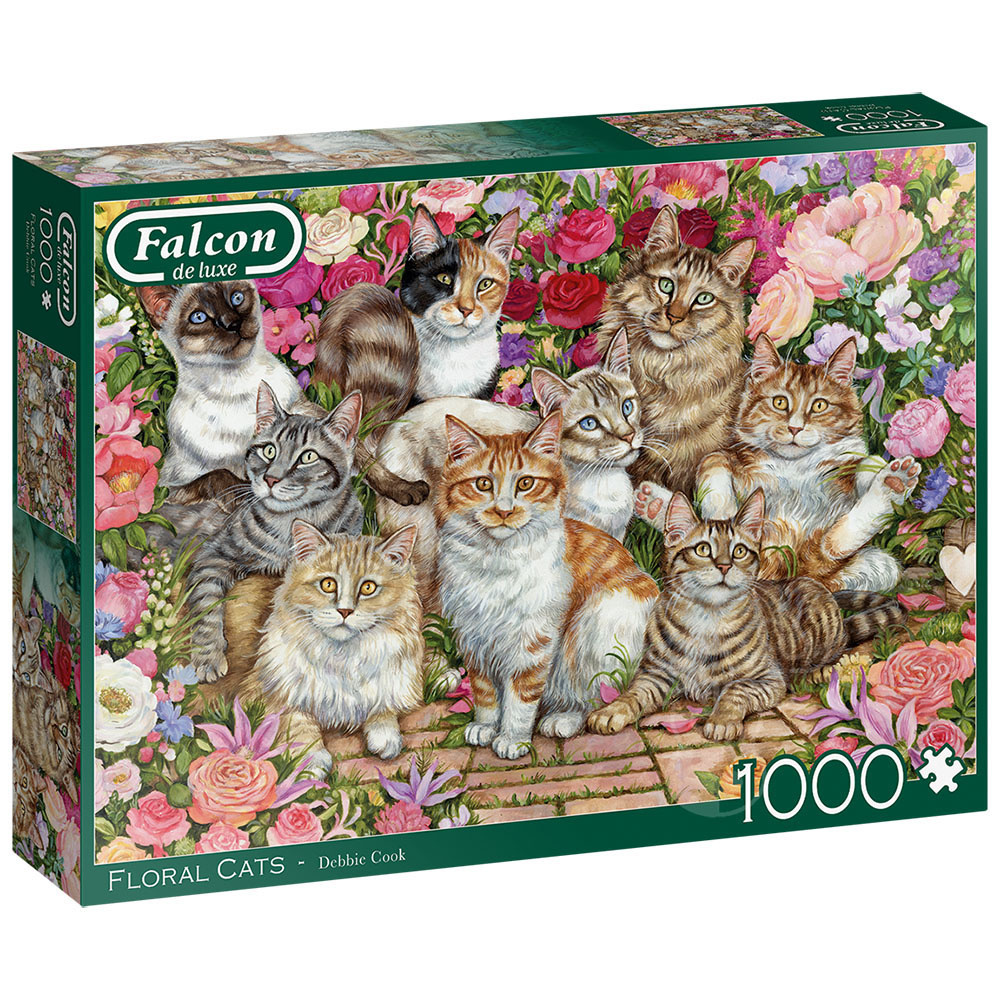 Falcon Floral Cats Puzzle 1000pcs Puzzles Canada