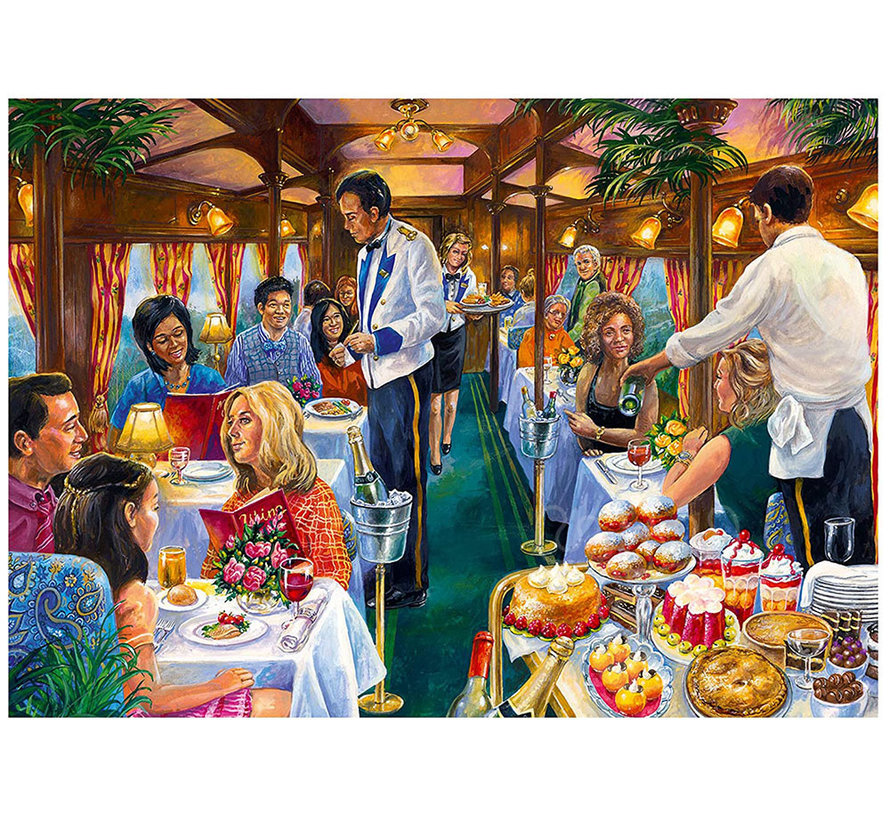 Falcon The Dining Carriage Puzzle 500pcs - ORIGINAL BOX SIZE
