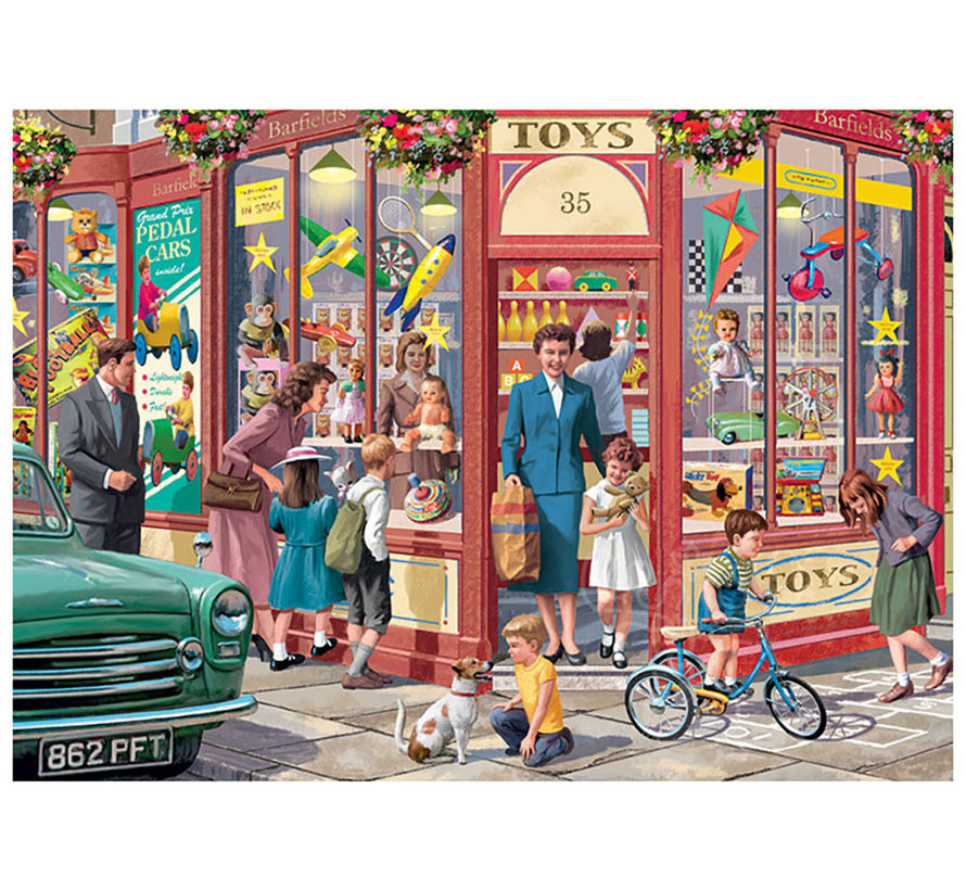 Falcon Corner Shops Puzzle 4 x 1000pcs