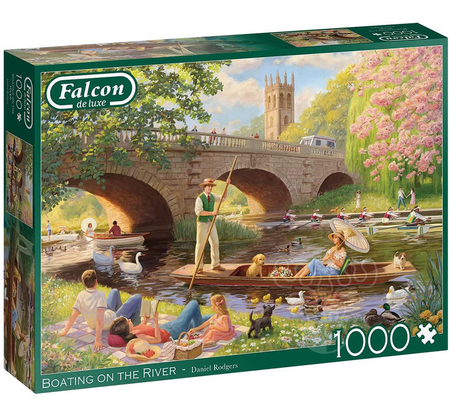 Falcon Boating on the River Puzzle 1000pcs