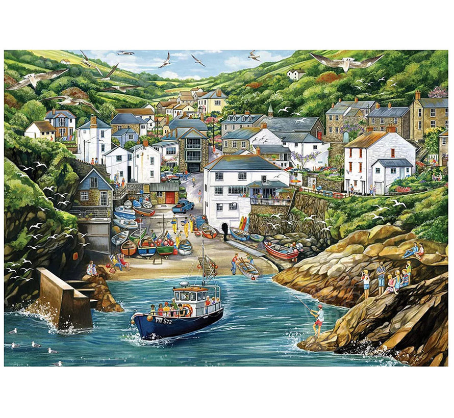 Falcon Portloe Puzzle 1000pcs* - ORIGINAL BOX SIZE